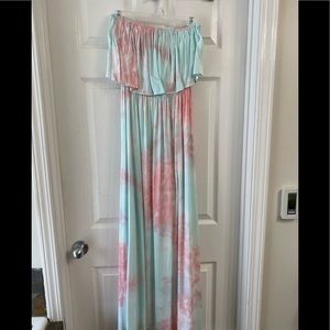 Tie Dye maxi dress